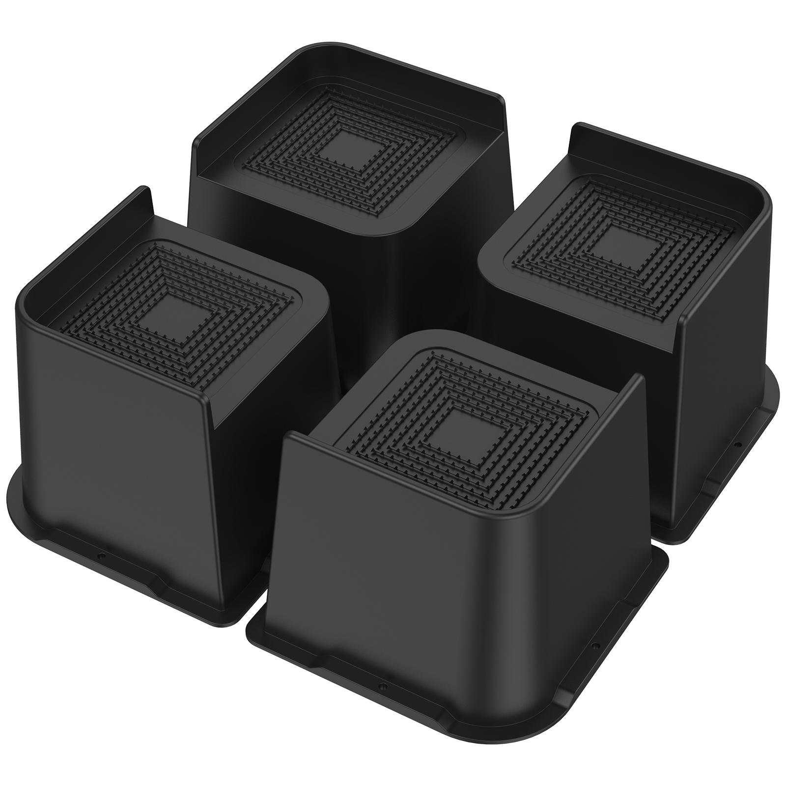 

4 шт. тяжелые ножки для мебели нескользящие подставки для кроватей бытовые подъемные ножки поддержка 5000 фунтов диван столы кровати мебель аксессуары