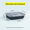 Disposable Square Plastic Food Containers with Lids