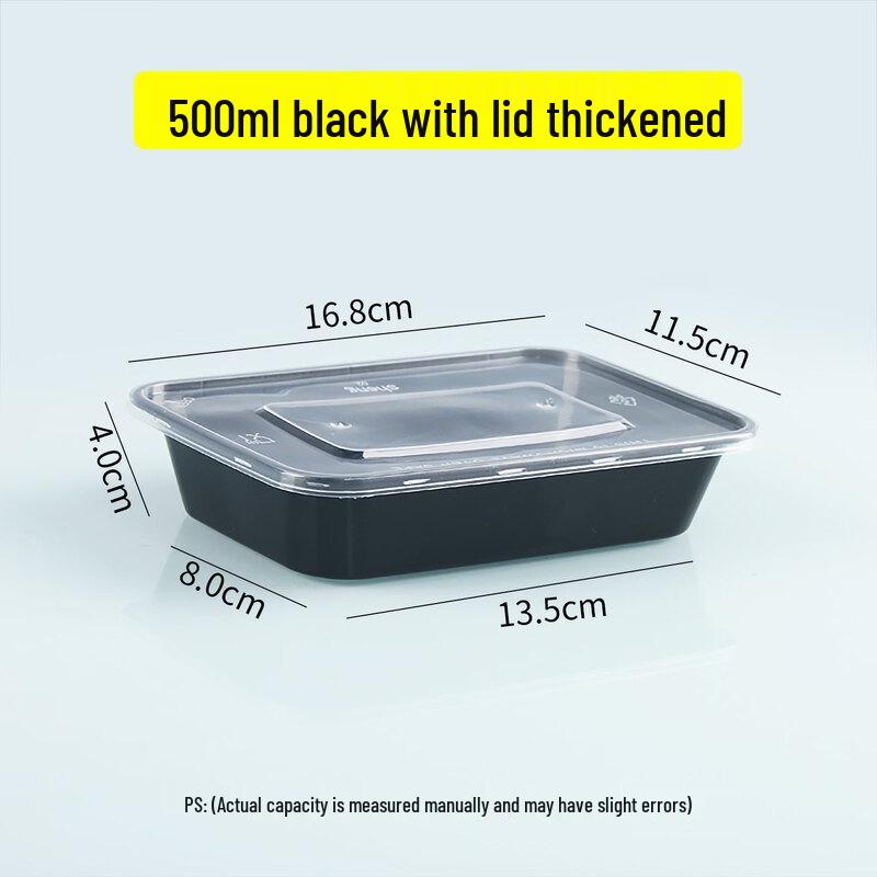 

Одноразовые квадратные пластиковые контейнеры для еды с крышками