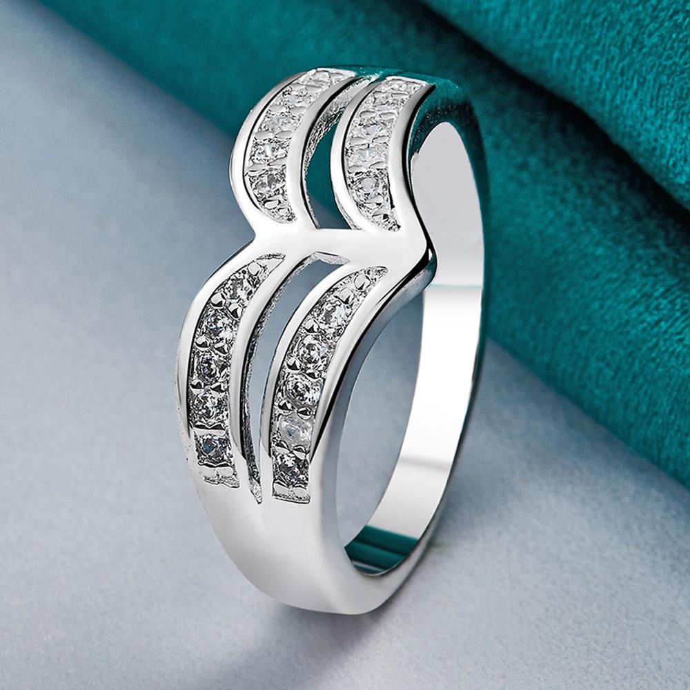 

URMYLADY 925 стерлингового серебра корона 7-10 кольцо для женщин свадьба помолвка вечеринка модные ювелирные изделия 10