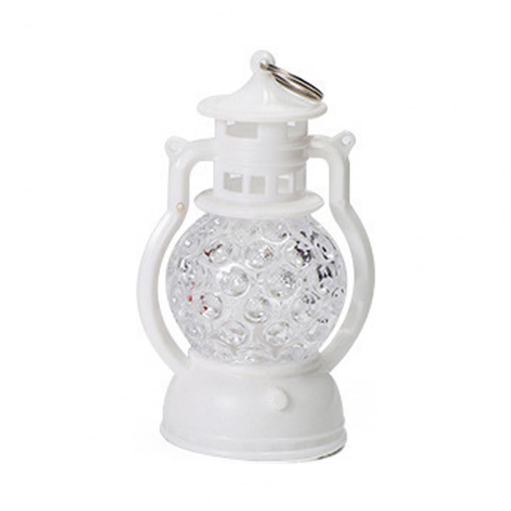 Night Lamp Vintage Simulation Flame Honeycomb Shape Decorative Wind Lantern Plastic Christmas Halloween Night Lamp