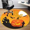 1pc Halloween Pumpkin Chair Carpet for Office, Soft Flannel Throw Mat, Perfect for Office,Holiday Party Decoration Choice Yy251113197