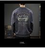 Men's Oversized Retro Mountain Print Hoodie - Autumn/Winter Round Neck Long Sleeve T-shirt
