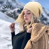 Cozy Warm Caps for Shopping Slouchy Knitted Hat, Women Men Autumn Winter Soft Thermal Hats Sports Ski Cap, Solid Color Skull Cap Hiking Outdoor Walks