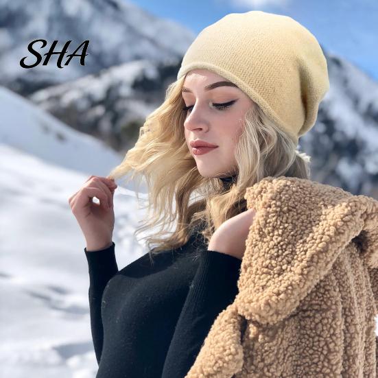 Cozy Warm Caps for Shopping Slouchy Knitted Hat, Women Men Autumn Winter Soft Thermal Hats Sports Ski Cap, Solid Color Skull Cap Hiking Outdoor Walks