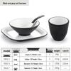 Naiduo Two-Tone Retro Melamine Tableware Set