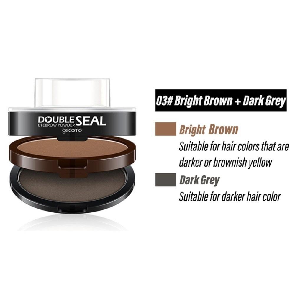 

Long-Lasting 2 Colors Eyebrow Seal Stamp Perfect Shape Lazy Person Brow Stamps Girl 03
