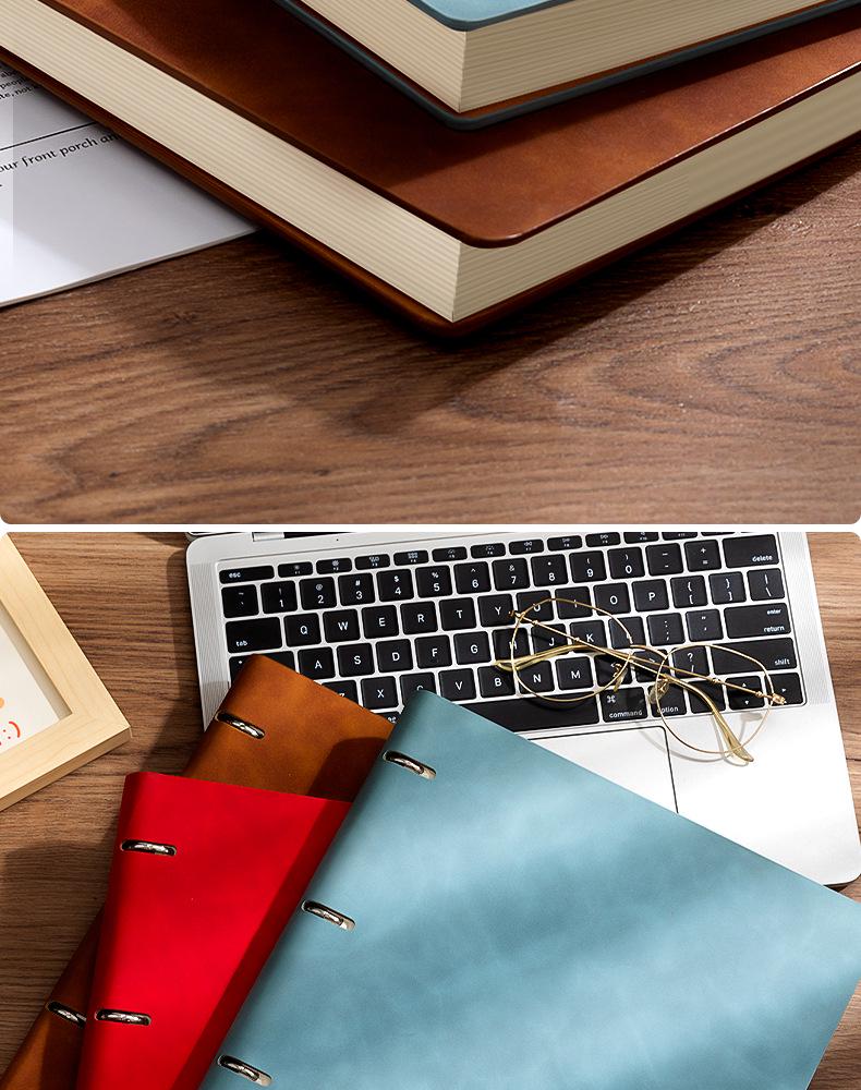 A4/B5/A5 Loose-Leaf Notebook with Custom Logo for Business or Personal Use