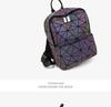 Damen 2023 Fashion Geometry Luminous Rucksack - Faltbare Rhombus-Tasche im japanischen Stil