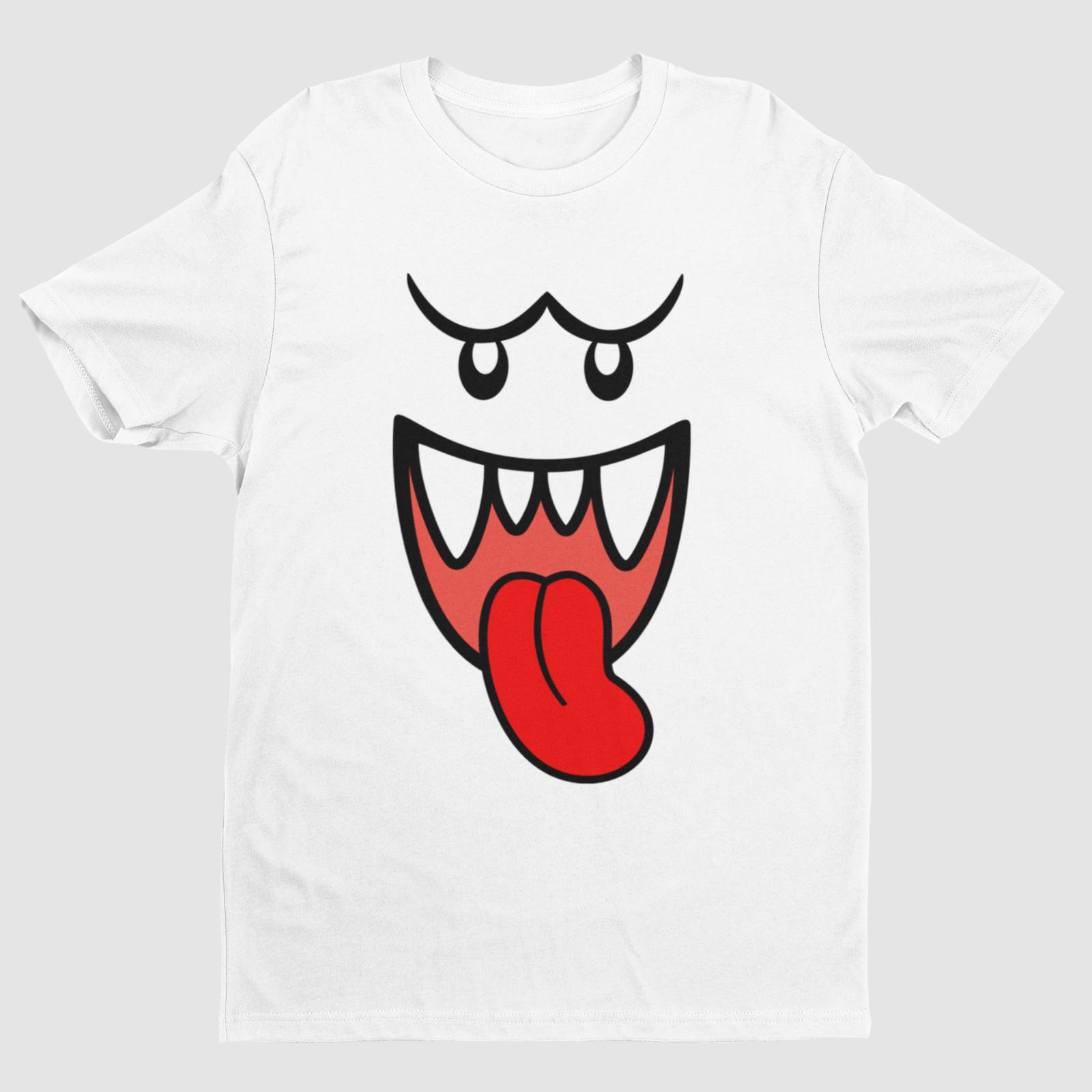 New Boo Ghost Face Premium Unisex T-shirt Gifts for Him, Her, Horror Game Fans S