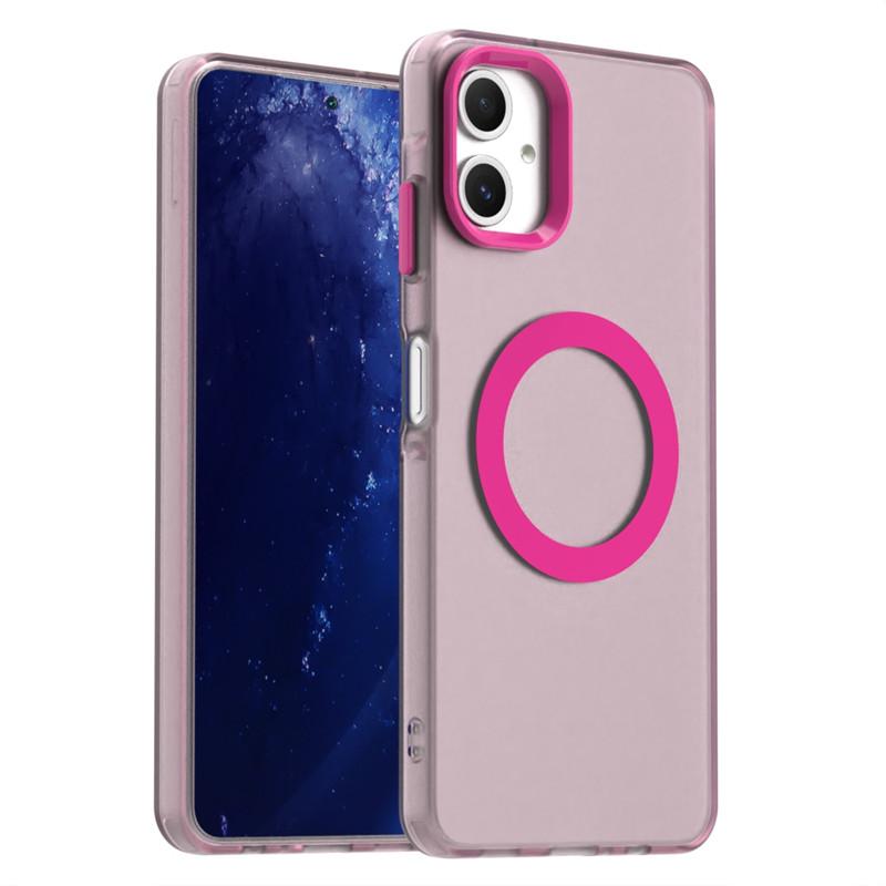 For Samsung Galaxy A06 4G Case For Samsung A06 4G Cover 6.7 Inch Translucent Candy Color Matte Magnetic Shockproof Bumper