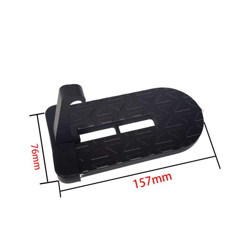 Foldable Car Door Step - Aluminum Alloy Anti-Skid Multi-Functional Step With Safety Hammer Roof Rack Hook