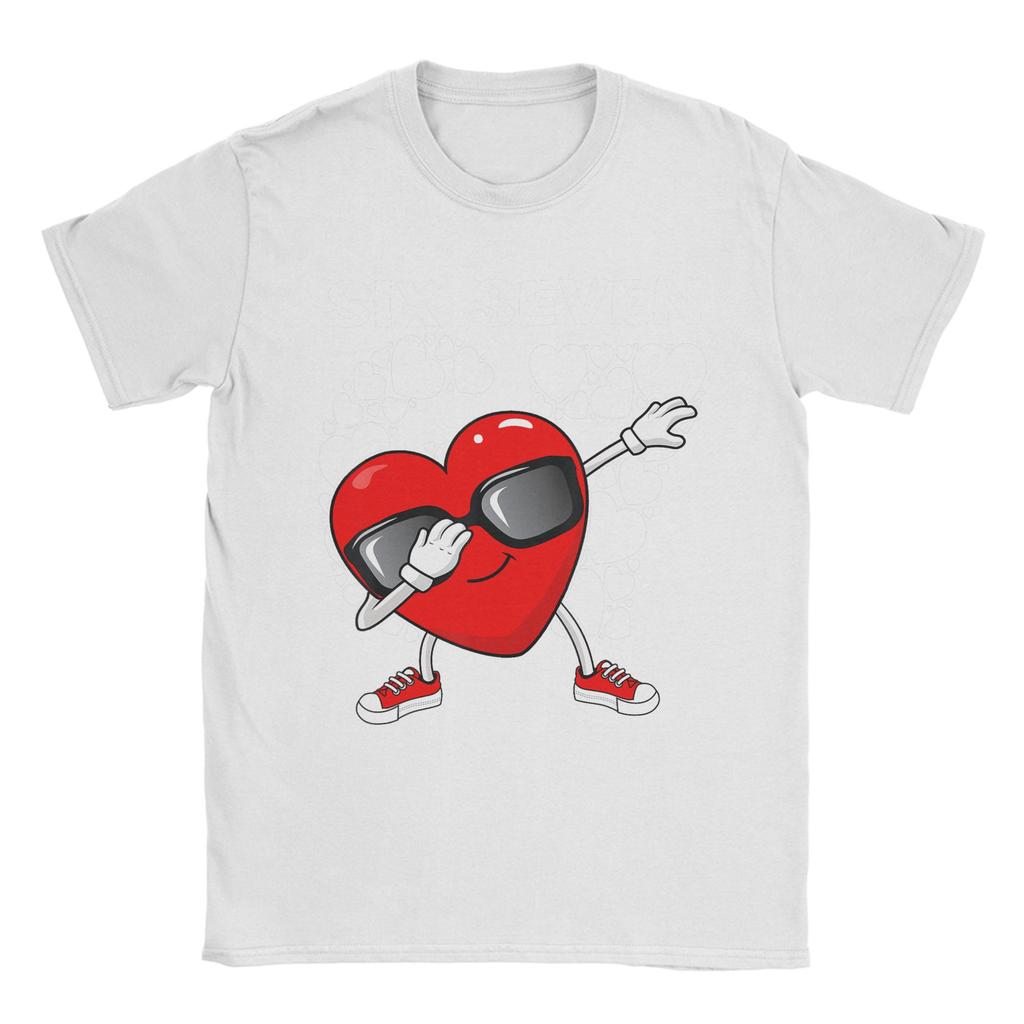 Valentines Day Hearts Dabbing six Seven 67 T Shirt Summer Hip Hop T Shirts Adult 100 Cotton O Neck Short Sleeve Y2K Retro Tshirt