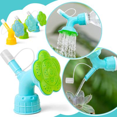 Bottle Cap Sprinkler, Double Head Bottle Watering Spout, Watering Can Sprinkler Head For Indoor Seedlings Plant, Garden Tool