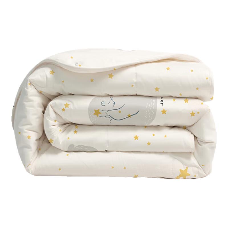 Luolai Kids Tuantuan Bear A-Class Pure Cotton Silk Quilt