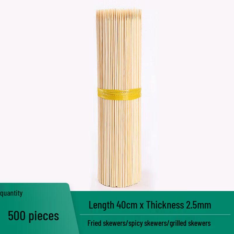 Long Disposable Wooden Food Skewers