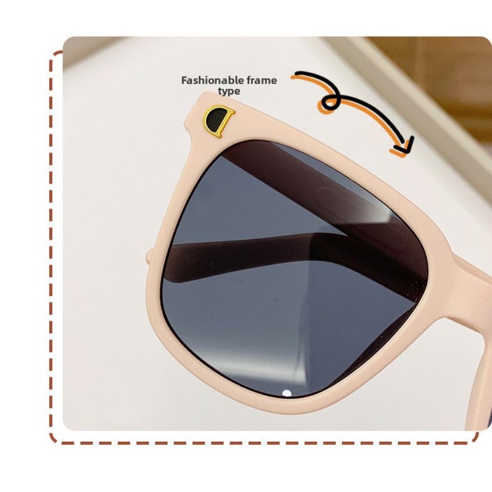 Nya dubbel-D-glasögon barnsolglasögon barnsolglasögon UV-skydd mode högupplösta solglasögon