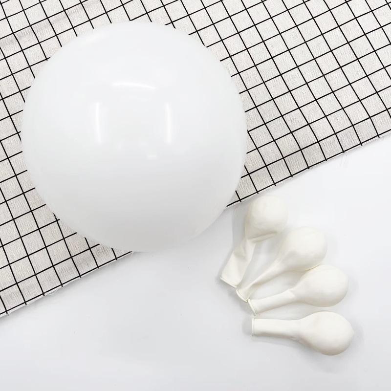 

10 Inch Latex Matt Balloon Colorful Birthday Party Scene Decoration Balloon Wedding Celebration Prop Arrangement 10 10 inch matt white balloons