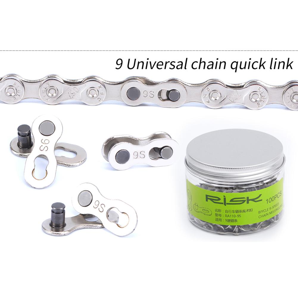 RISK Mountain Road Bike Chain Connector Speed Quick Link Joint Chain (9 ...