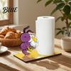 Vertical Paper Roll Dispenser Towel Holder Cute Cartoon Ant Design Sturdy Wooden Unique Kitchen Table Decoration for Countertop Counter Tissue Stand