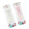 New Gold Stamping Card 6-pack Long Pole Candles Creative Party Baking Decorative Art Pencil Candles