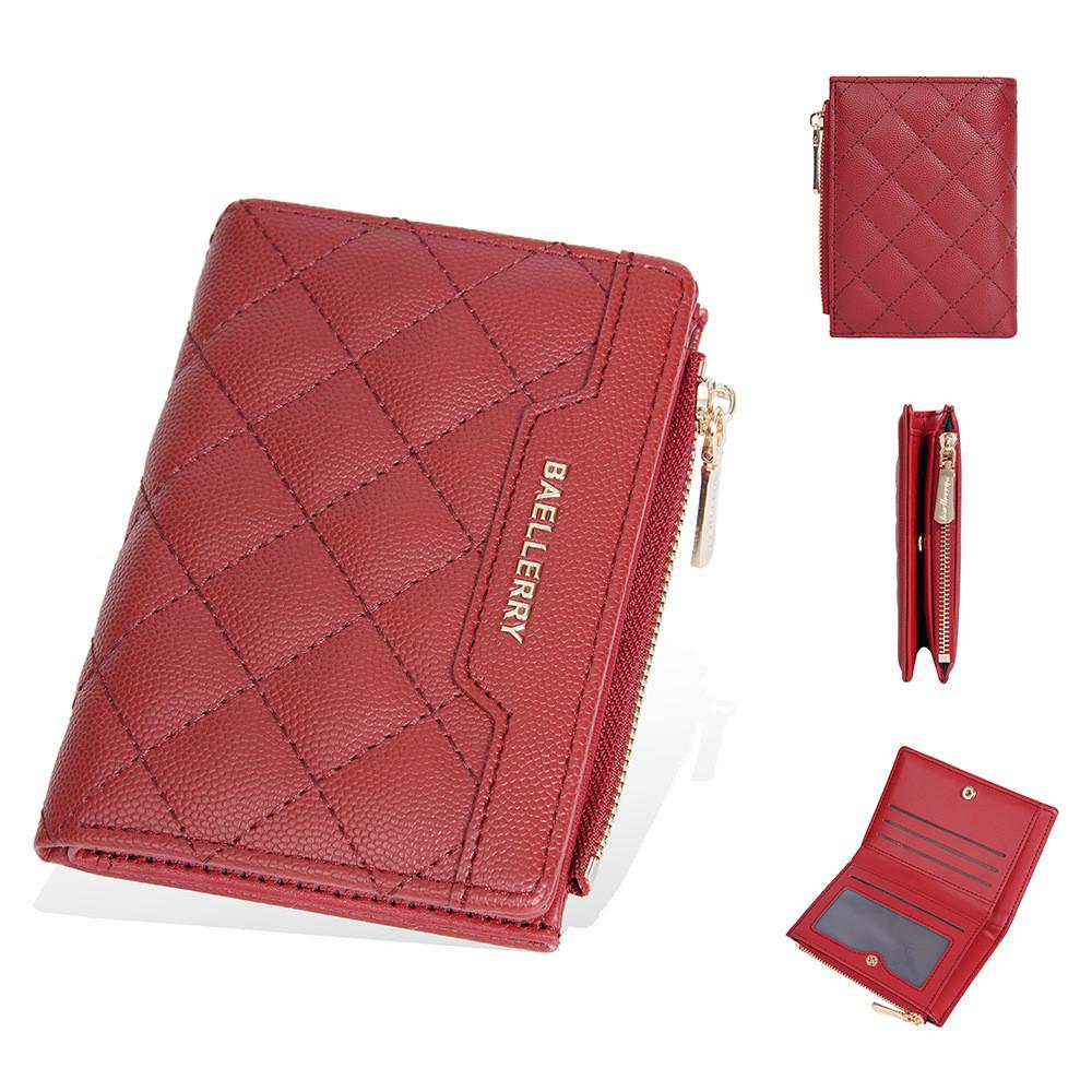 Crossborder Style Ladies Short Wallet With Pu Material And Multicard Slots For Daily Use
