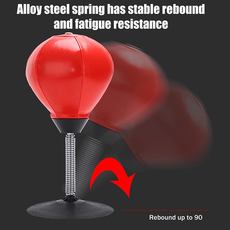 Desktop Boxing Ball Have Suction Cup Desk Punching Bag Boxing Equipment Kids And Adults Stress Relief Boxing Practice Exercise