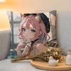 Cushion Cover  Linen  SkinFriendly Soft Decorative Case For Sofa Home Decor Hot Game Genshin Impact Pillow cover