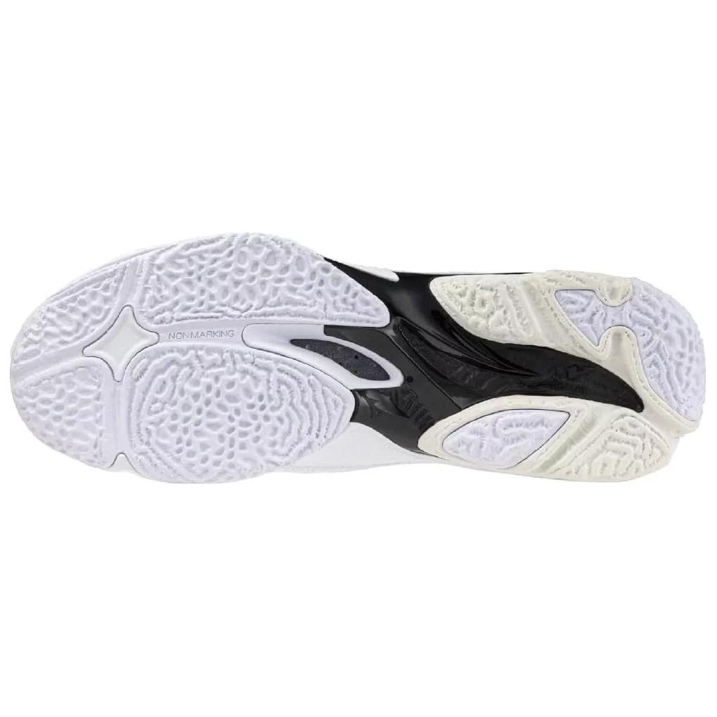 Mizuno Scarpe da Allenamento Unisex Basse Wave Lightning Z8 WIDE Bianche Comfort Morbido Antiscivolo Resistenti all'Usura V1GA240051