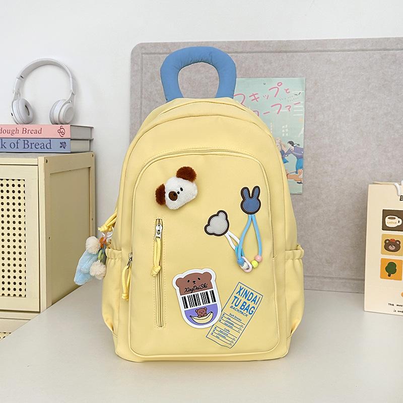 New high-value, fresh, sweet and cute cartoon backpack, middle school student level 1-3 student backpack