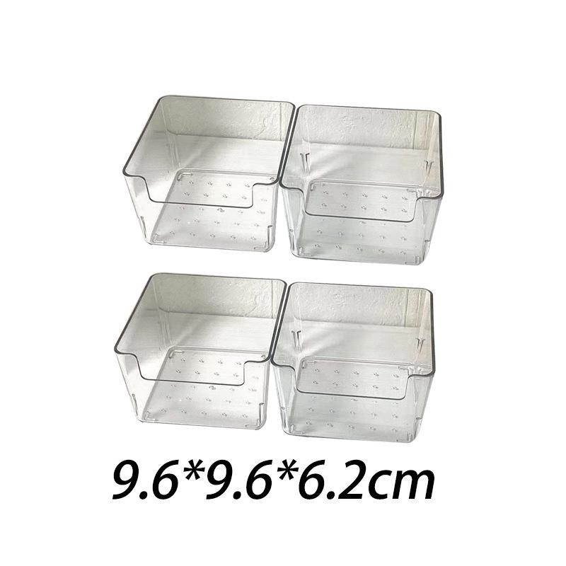 

Акриловый прозрачный настольный ящик для хранения косметики, чайных пакетиков и всякой всячины