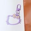 Creative Cartoon Kitty Bow Keychain Pendant, Cute Bag Decoration, Small Gift Accessories for Women