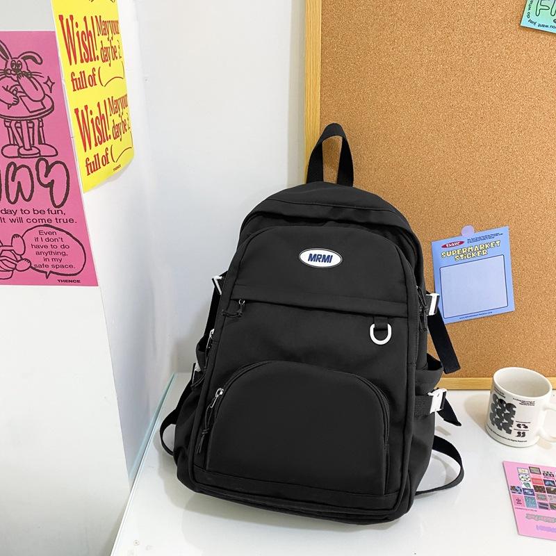 Schoolbag Schoolbag for Women 1011 New Junior High School High School Backpack for College Students Korean Ins Simple and Versatile Large-capacity 