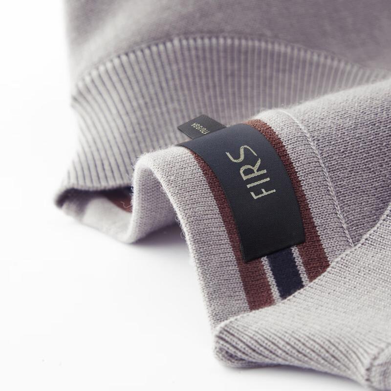 FIRS Men's Luxury Merino Wool Blend Crew Neck Sweater