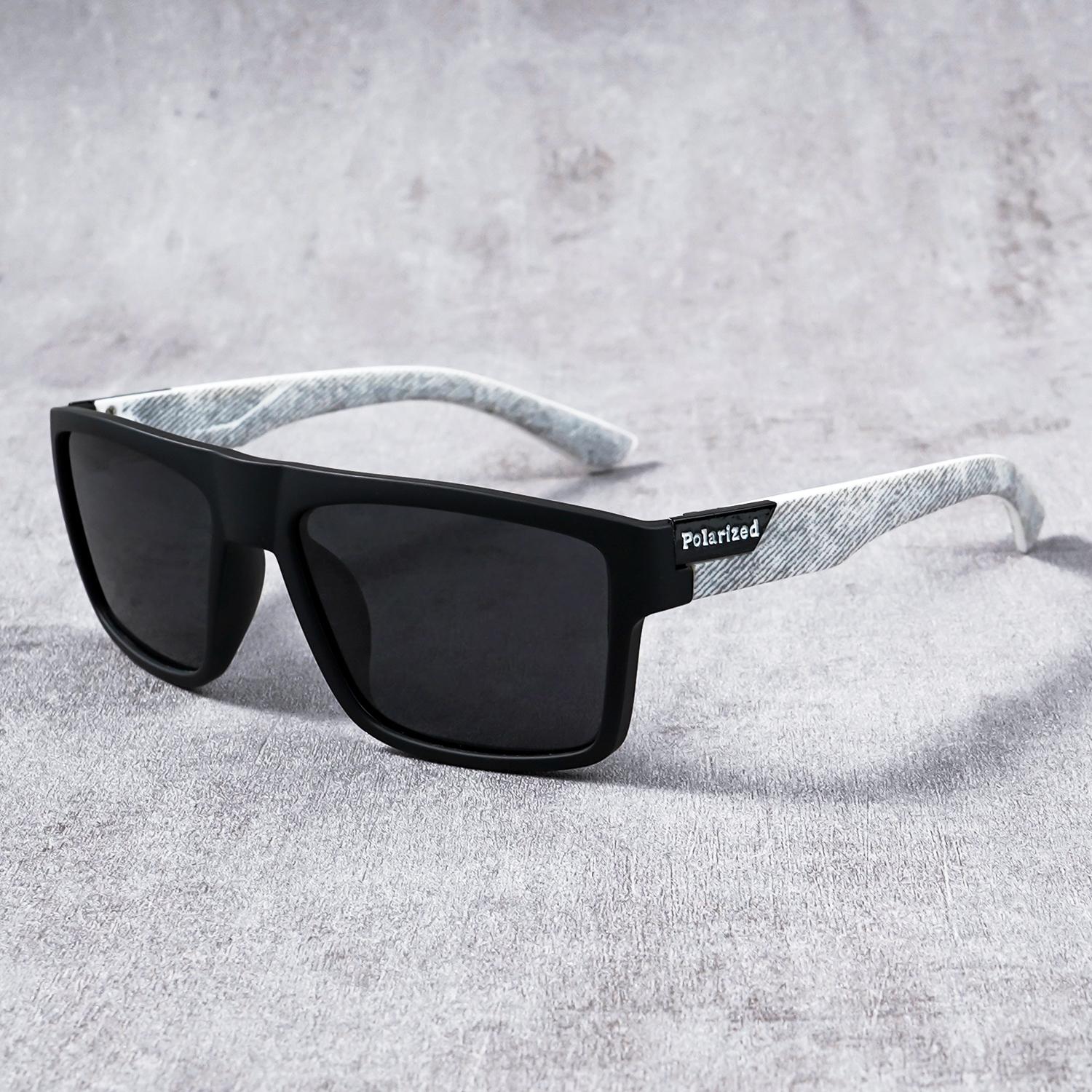 

Классические солнцезащитные очки для мужчин и женщин Модные квадратные ретро унисекс очки с цветными линзами black