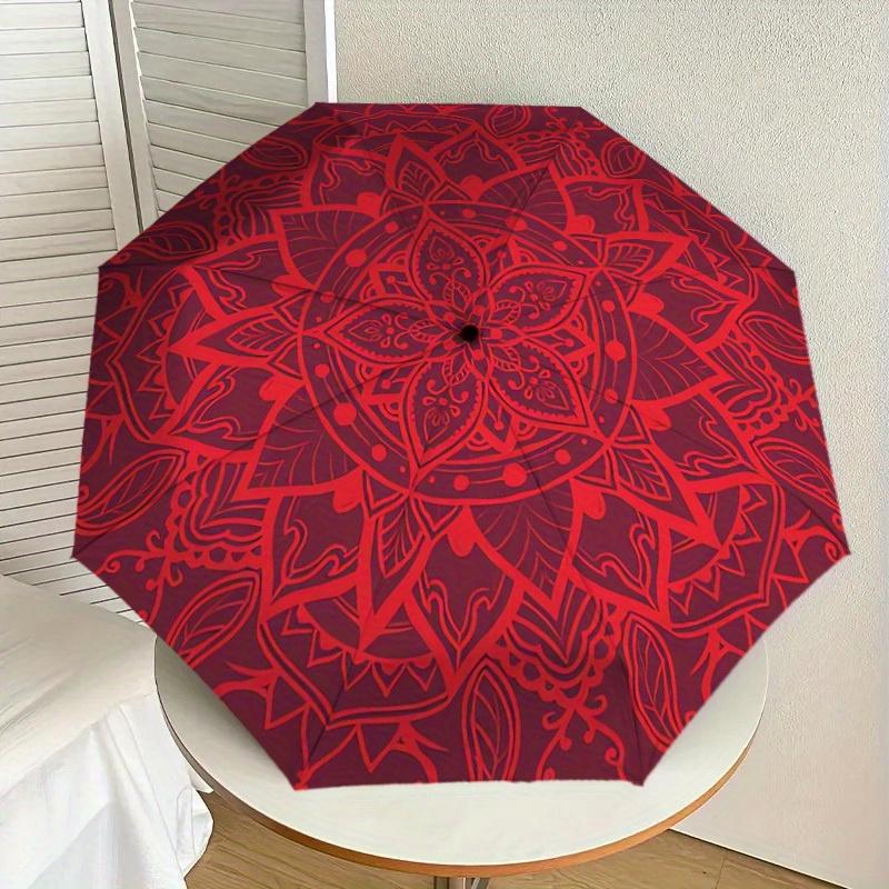 1pc Mandala, Pattern Themed Umbrella -Home Travel Portable Outdoor Accessories, Multi-functional Umbrella Gift081621