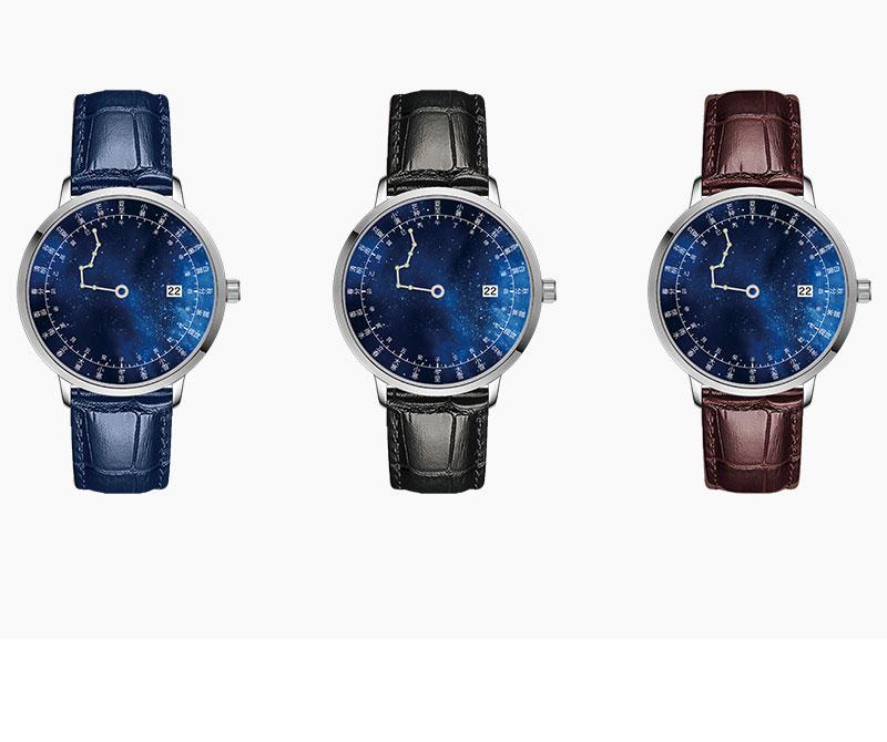 Beidou Seven Star Needle, 24 Mountain Festival, Forbidden City, Starry Sky, Cultural and Creative Customized Watch for Men