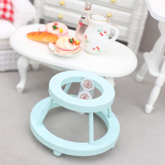 Mini Walker Model Miniature Dolls Accessories 1:12 Scale Design Miniature House Nursery Furniture for Mini Dolls