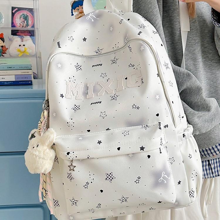 Schoolbag Japanese new student class commute schoolbag large capacity load reduction leisure backpack high value leisure versatile backpack