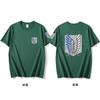 Anime Attack On Titan Series Printing Tshirt Short Sleeve Tee Summer Tops Unisexs Clothing Casual Daily Wear