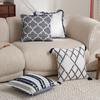 Vintage Style Breathable Cotton Pillowcase Wovens Craft Textured Surfaces Decorative Throw Pillow Cover Home Accent