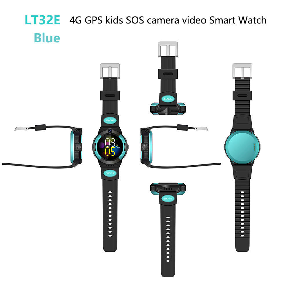 Hot LT32 Kid SmartWatch 4G SOS Video Call LBS GPS Wifi Location Sim Card Smart Watch Compass Sleep Tracker IP67 Waterproof