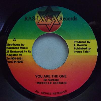 7-Zoll-Schallplatte MICHELLE GORDON - You Are The One KEINE Ras-I Records Jamaika Reggae, Ska & Dub Gebraucht