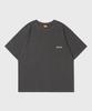 Maebsikeu Pigment Lettering Tattoo Oversized Short Sleeve T-Shirt_Charcoal