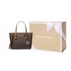 MICHAEL KORS Jet Set Travel Leather Handbag Mini Women's Acorn Brown 35T9GTVT0B-200