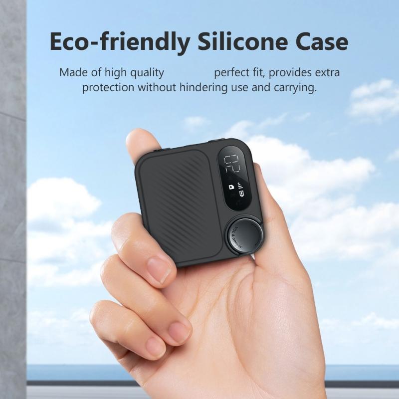 Nárazuvzdorné silikonové pouzdro Obal pro sportovní obousměrnou radiostanici Lehký přenosný design Pro venkovní dobrodružství