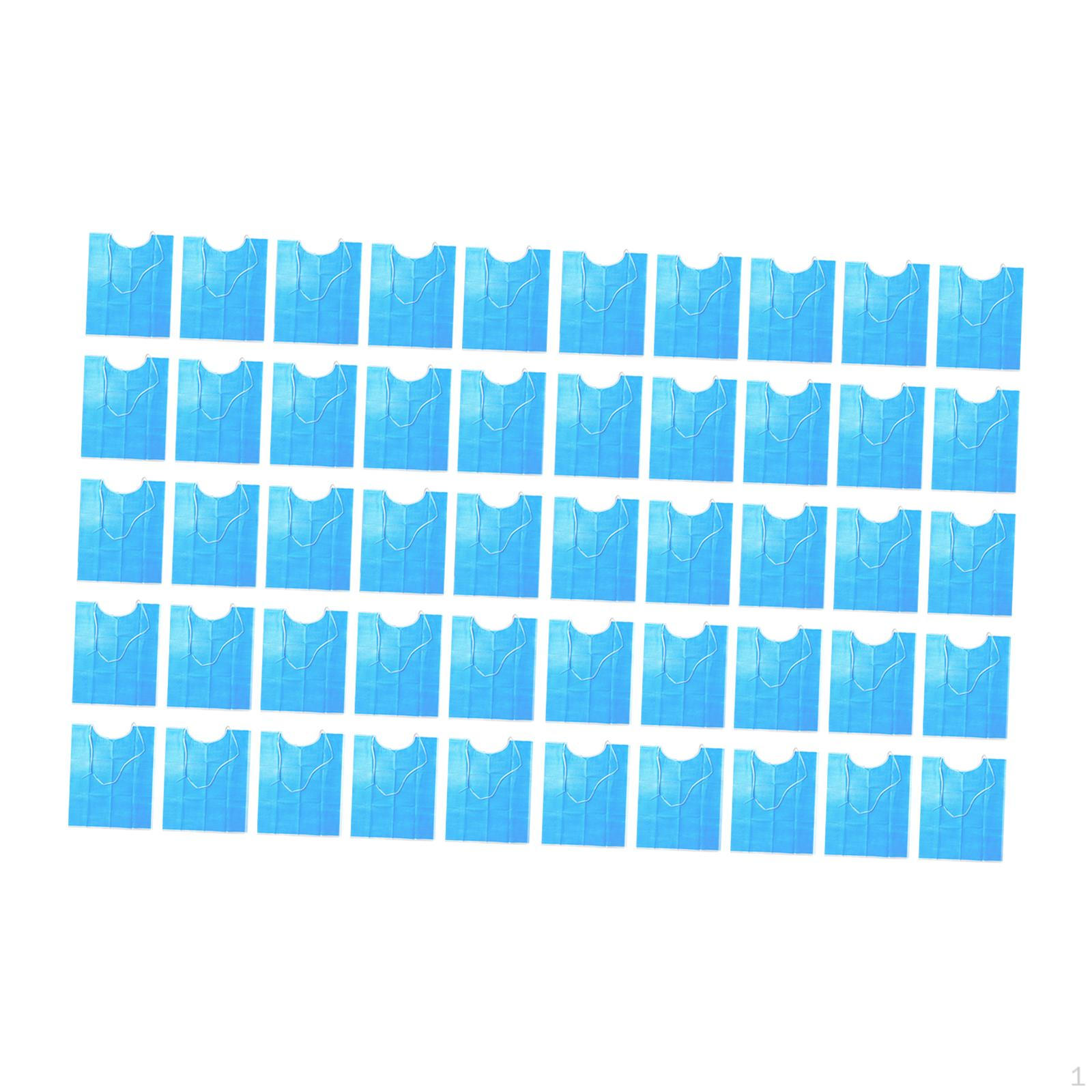 

50x Dental Bibs Feeding Eating Cloth for Nail Technicians Women Men Seniors