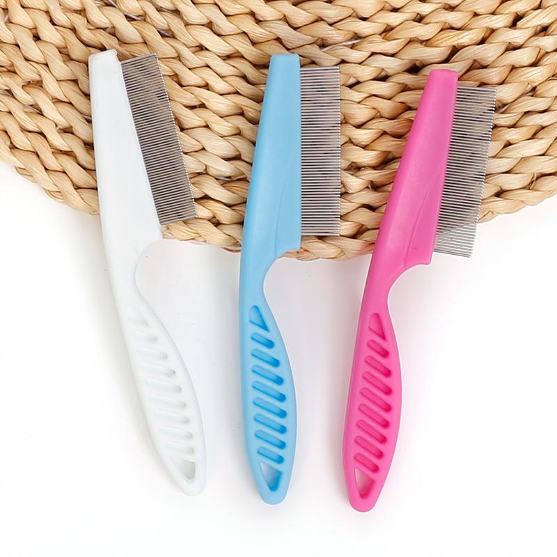Stainless Steel Pet Flea Comb - Fine Tooth Cat & Dog Grooming Tool
