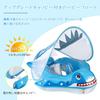 Baby Float Kids Bath Baby Float with Foot Removable Cute Air Pump For 3 Months 6 Years Old Kids [180-Day Warranty] Hole, Sunshade, Shark, Set, -