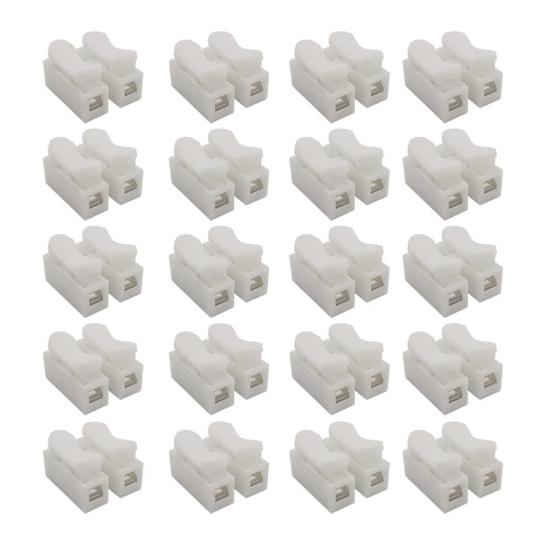 

50/100 шт. клеммы для проводов, кабельные соединители, электрические, огнестойкие, широко используемые клеммы для быстрого сращивания, с замком для проводов